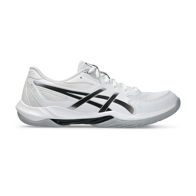 (中)【亞瑟士ASICS】GEL-ROCKET 12 男女中性款排球鞋-白黑 1073A080-101