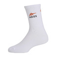 (中)【亞瑟士ASICS】中性中筒襪-白色 3033C243-101