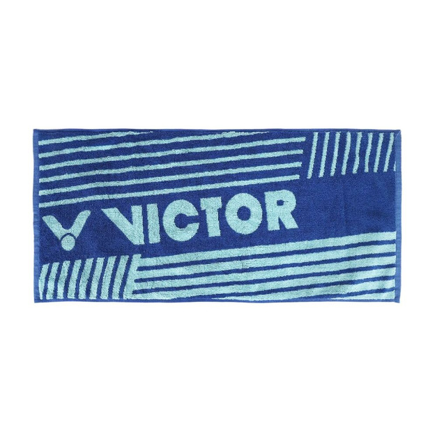 【勝利VICTOR】純棉運動毛巾-藍色 C-4202F