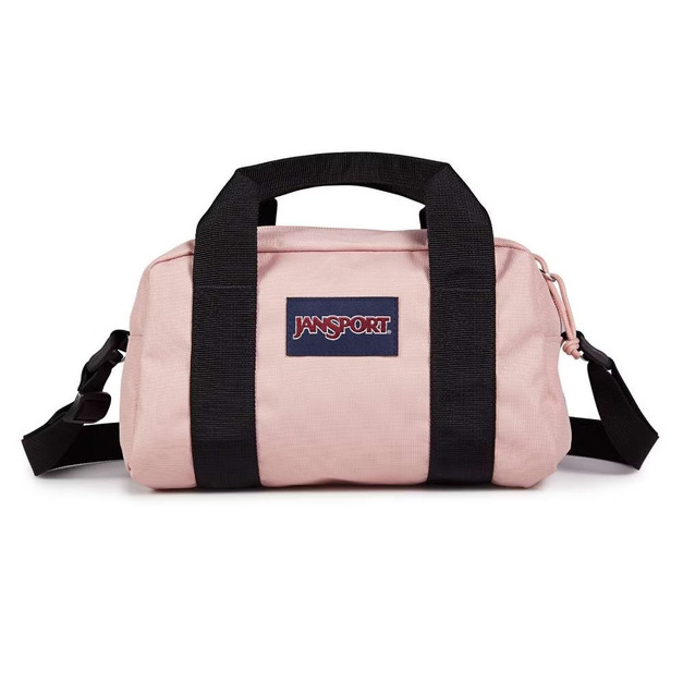 【JANSPORT】WEEKENDER MINI DUFFEL 5L迷你旅行袋-粉色/黑色 JS0A85VG7N8/JS0A85VG008