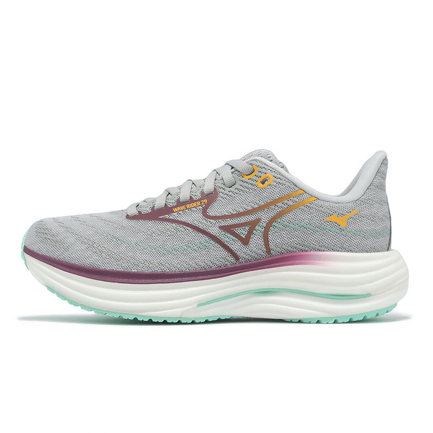 (女)【美津濃MIZUNO】Wave Rider 29 慢跑鞋-淺灰色 J1GD250324