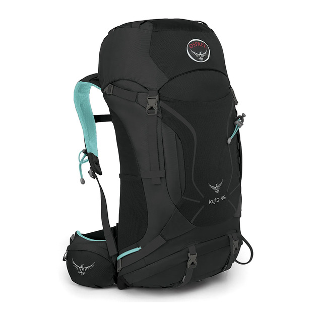 *出清特惠*(女)【OSPREY】KYTE 36 網架輕量登山後背包(XS/S)-暗蘭灰 10000187
