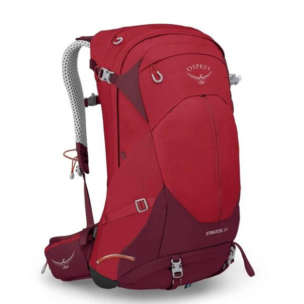 *出清特惠*【OSPREY】STRATOS 34  DAY HIKING登山健行背包 -紅 10004050