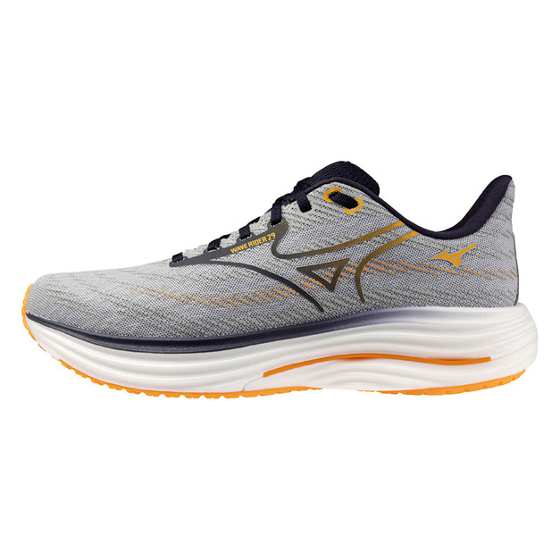 (男)【美津濃MIZUNO】WAVE RIDER 29 4E超寬楦慢跑鞋-淺灰 J1GC250405