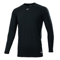 (男)【美津濃MIZUNO】長袖緊身衣-黑色 12TABC0209