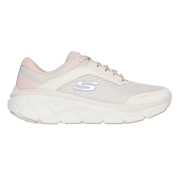 (女)【斯克威爾SKECHERS】Relaxed Fit: Sport D'Lux Walker 2.0 - Classic Stroll 運動鞋-淺粉色