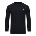 (中)【亞瑟士ASICS】男女中性款保暖長袖上衣-黑色/藍色 2033C055-001/2033C055-400
