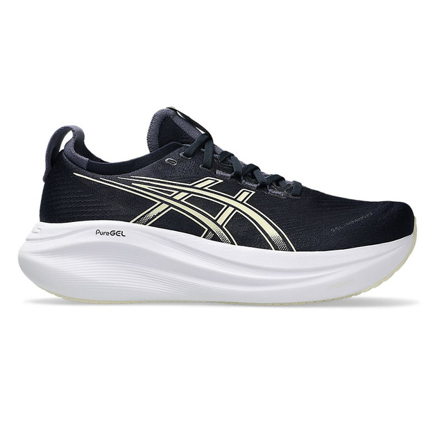 (男)【亞瑟士ASICS】GEL-NIMBUS 27 緩衝慢跑鞋-丈青 1011B958-403
