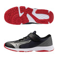 (童)【美津濃MIZUNO】SPEED STUDS 4 BELT 大童運動鞋-黑灰色 K1GC242309_1