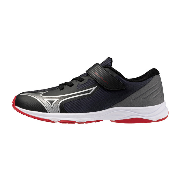 (童)【美津濃MIZUNO】SPEED STUDS 4 BELT 大童運動鞋-黑灰色 K1GC242309 