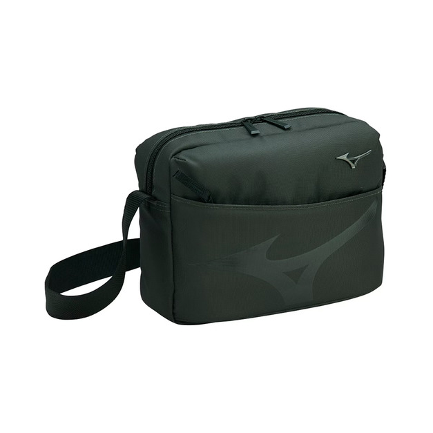 【美津濃MIZUNO】側肩袋-墨綠色 33TSC50238