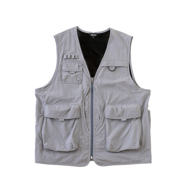 (男)【美津濃MIZUNO】SPORTS STYLE 背心-深灰色 D2TCC55408