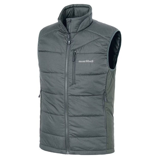(男)【mont-bell】U.L. THERMAWRAP VEST 人纖背心-灰色 1101541GY