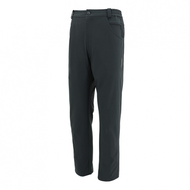 (男)【衣力美Easy Main】保暖防風彈性撥水長褲-黑 RE250517500