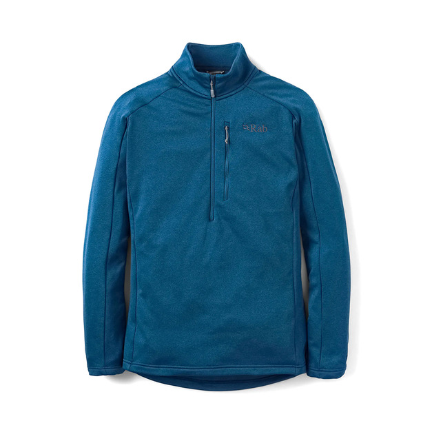 (男)【RAB】Covex Pull-On 半開襟保暖上衣-暴風藍 RQFG52TMB