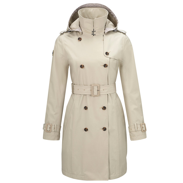 (女)【歐都納ATUNAS】GORE-TEX+保暖羽絨二件式外套-卡其 A1GT2508WK