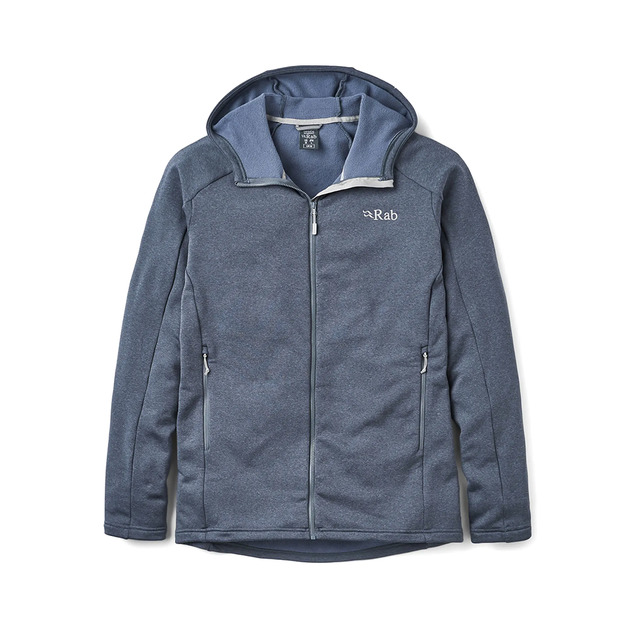 (男)【RAB】Men's Covex Hoody 保暖透氣連帽外套-鋼鐵藍 RQFG48STE