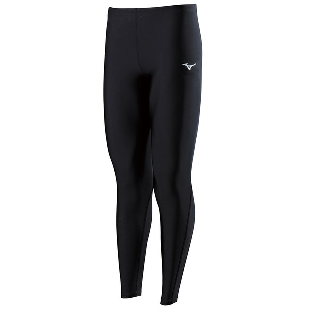 (男)【美津濃MIZUNO】緊身長褲-黑色 U2TBBG1709