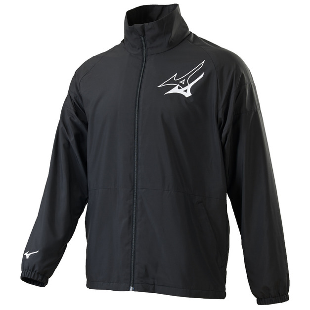 (男)【美津濃MIZUNO】運動風衣外套-黑色 32TEC55109