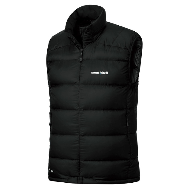 (男)【mont-bell】LIGHT ALPINE DOWN VEST MS 輕便保暖羽絨背心-黑 1101610BK