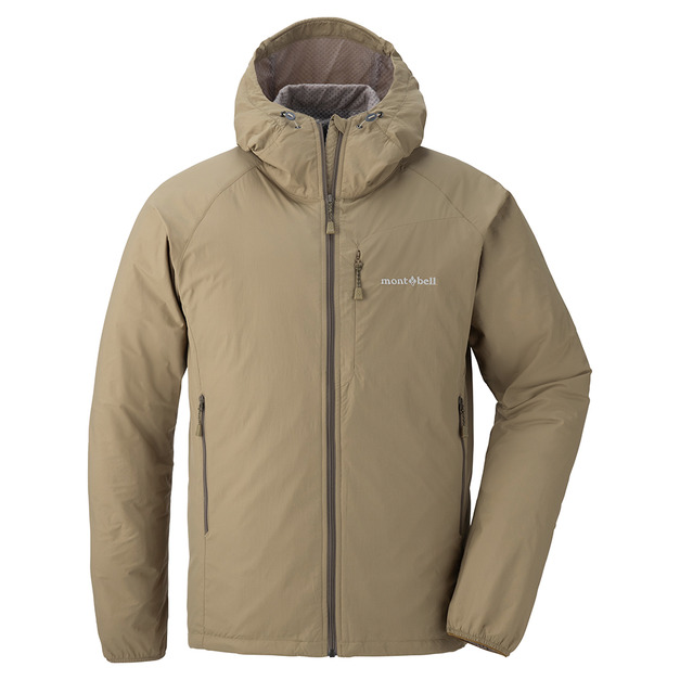 (男)【mont-bell】Light Shell Parka軟殼連帽外套-卡其 1106645TN
