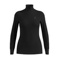 (女)【ODLO】Active Warm Base Layer 銀離子長袖保暖高領上衣-黑 159091-15000