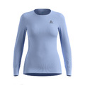 (女)【ODLO】 Active Warm Baselayer 銀離子長袖保暖上衣-藍鷺 159101-21073