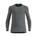 (男)【ODLO】ACTIVE X-WARM ECO 銀離子長袖加強保暖上衣-鋼鐵灰 159222-10183