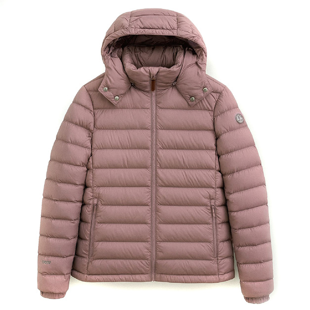 (女)【Wildland 荒野】700FP可拆帽輕暖羽絨外套-野玫瑰粉 0B32101-205