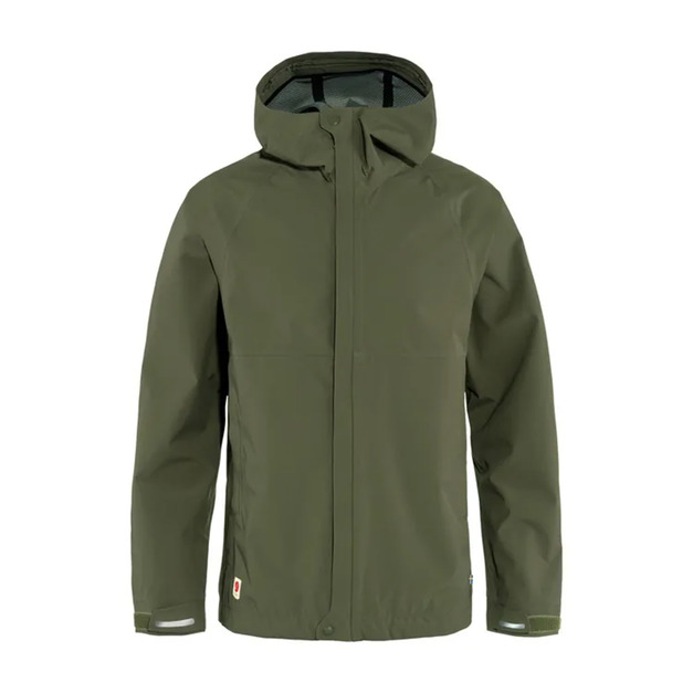 (男)【北極狐Fjallraven】HC Hydratic Trail 防水夾克-月桂綠 86984-625
