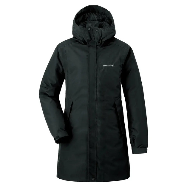 (女)【mont-bell】Bernina Down Coat 800 Fill 連帽羽絨大衣-黑色 1101568BK