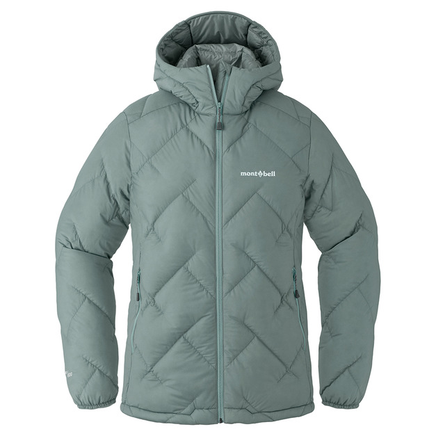 (女)【mont-bell】Neige Down Parka 800FP 連帽保暖羽絨外套-灰 1101674GY