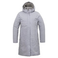 (女)【mont-bell】Aspen Down Coat 800FP 長版連帽羽絨外套-淺灰 1101695LGY