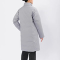 (女)【mont-bell】Aspen Down Coat 800FP 長版連帽羽絨外套-淺灰 1101695LGY_7
