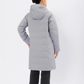 (女)【mont-bell】Aspen Down Coat 800FP 長版連帽羽絨外套-淺灰 1101695LGY_3