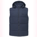 (男)【歐都納ATUNAS】HEAT CORE蓄熱羽絨背心-黑色 A1VE2505MB