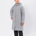 (女)【mont-bell】Aspen Down Coat 800FP 長版連帽羽絨外套-淺灰 1101695LGY_2