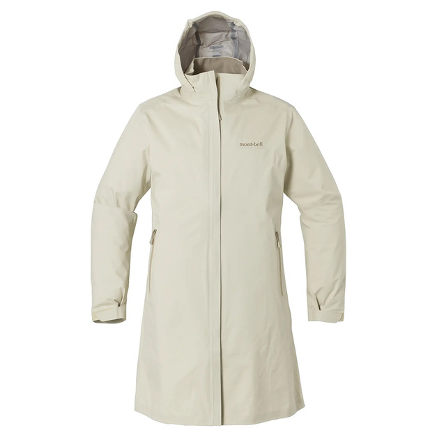 (女)【mont-bell】Rambler Rain Coat DRY-TEC 防水外套/雨衣-象牙白 1128748IV