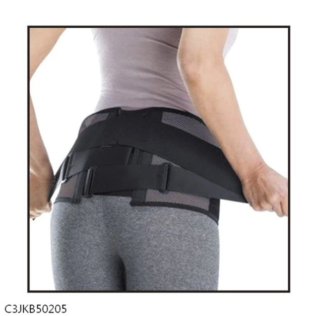 【美津濃MIZUNO】日本製透氣腰部骨盆護腰帶超透氣加寬型- C3JKB50205