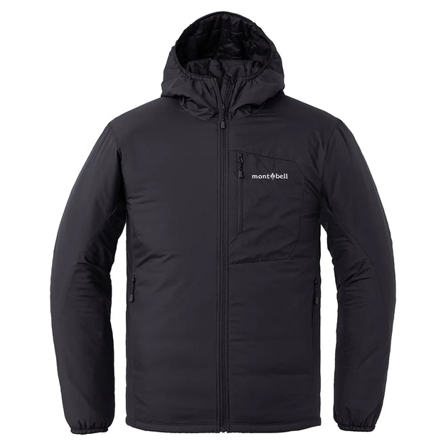 (男)【mont-bell】EX Light Thermawrap Parka 化纖保暖外套-藍綠/黑 1101686BGN/1101686BK