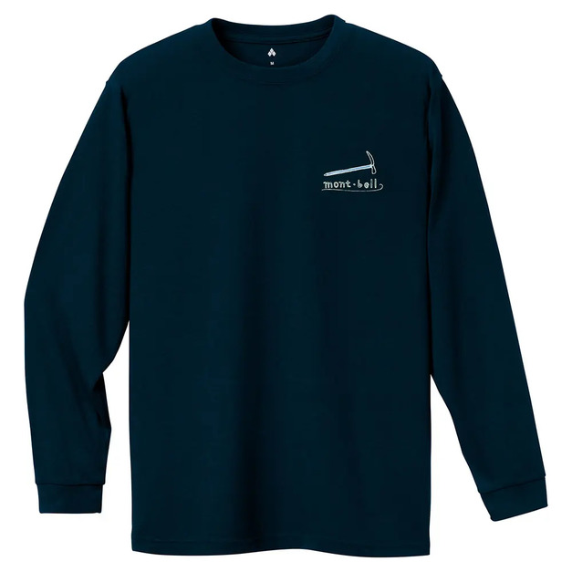 (男)【mont-bell】Wickron Long Sleeve 長袖上衣-深藍 1114772NV