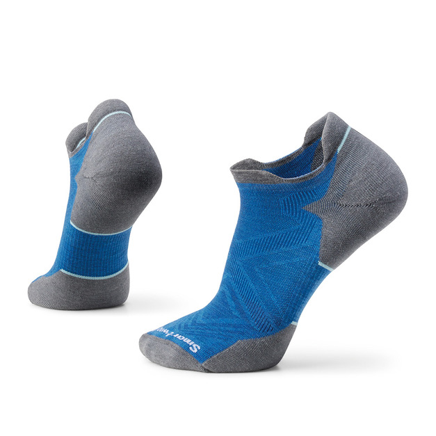 【SmartWool】機能跑步局部輕量減震踝襪-藍 SW001659J96