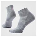 (女)【SmartWool】Run Ankle Socks機能跑步局部輕量減震低筒襪-白淺灰 SW001675P74_1