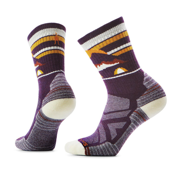 (女)【SmartWool】機能戶外全輕量減震中長襪-紫鳶尾花 SW002272L90