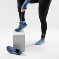(女)【SmartWool】Run Ankle Socks機能跑步局部輕量減震低筒襪-暮藍 SW001675P43_2