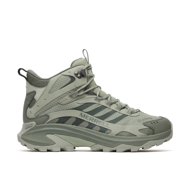 (男)【MERRELL】MOAB SPEED 2 GORE-TEX 防水登山健行鞋-鼠尾草綠 ML00003461