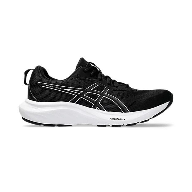 (女)【亞瑟士ASICS】GEL-CONTEND 9 WIDE (D)慢跑鞋-黑白 1012B678-002