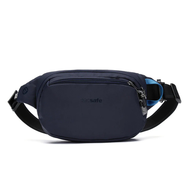 【Pacsafe】 V 4L 防盜探險胸腰包 -海洋藍 60141658