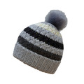 【BLUEPINE 青松】條紋毛球毛帽-多色 B62305_1