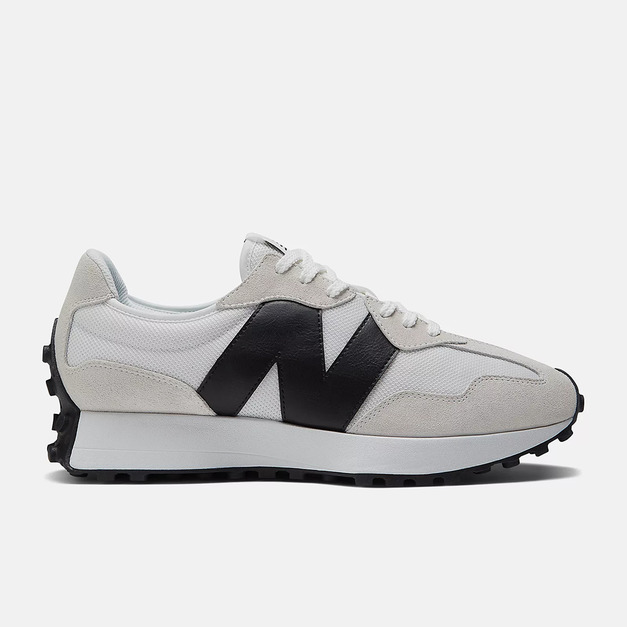 【New Balance】327系列中性復古休閒鞋(D楦)-海鹽黑 MS327CWB